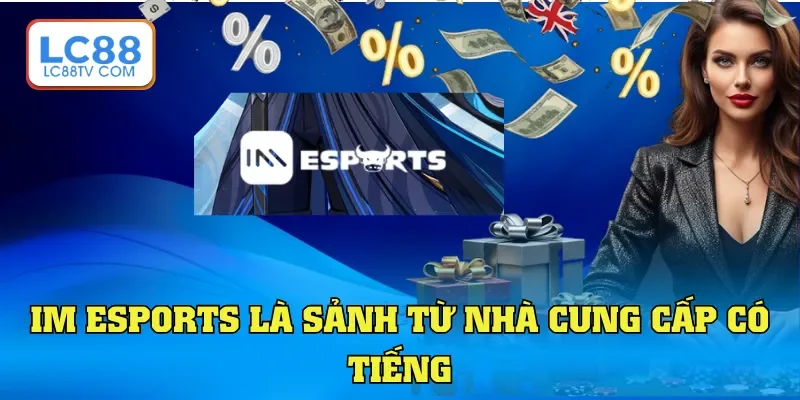 IM Esports là sảnh từ nhà cung cấp có tiếng